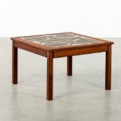 Scandinavian School, Ox-Art, A Coffee Table with Ceramic Tiles. Denmark, 1979.