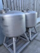 2 X 700 LITRE BCH TANKS.