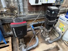 2 X GRUNDFOS PUMPS.