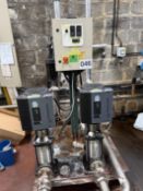 2 X GRUNDFOS PUMPS.
