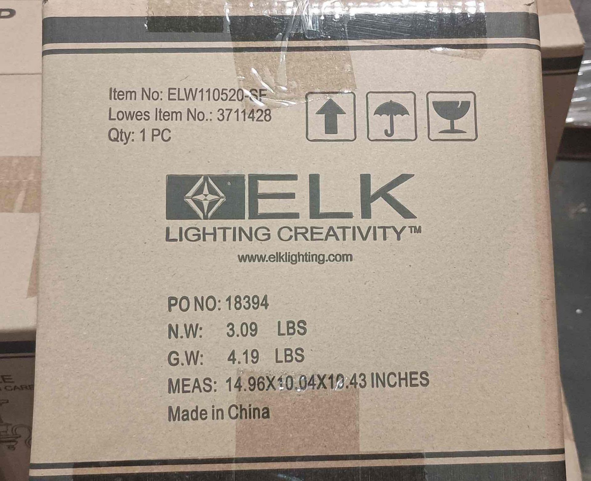 (24) Allen + Roth WH/BK French Farmhouse Semi Flush - Image 3 of 5