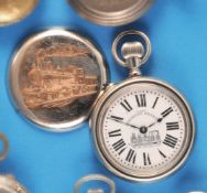 Roskopf Patent Eisenbahner-Taschenuhr