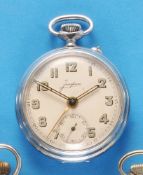 Junghans Taschenuhr mit Wecker, cal. J7R