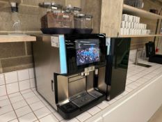 WMF M02 Bean To Cup Counter Top Coffee Machine Three Phase 380-415v, With Vitrifrigo Center Cooler