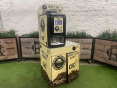 Evoca Spa ESB4SR UK/Q Vienna Bean To Cup Counter Top Coffee Machine, With Condiments Stand, Please