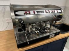 CMA Marissa 2-Group Counter Top Espresso Machine 240v, Foot Missing From Lot
