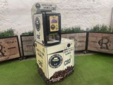 Evoca Spa ESB4SR UK/Q Vienna Bean To Cup Counter Top Coffee Machine, With Condiments Stand, Please