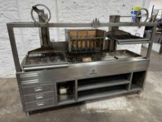 Mibrasa GMB 252 Parrilla Open Charcoal Grill 2520 x 900 x 1820mm