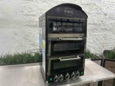 King Edwards PK2W Counter Top 2-Tier Pizza Oven & Warmer 230v
