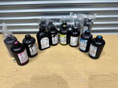 14no. Used & Unused UV Curing Inks