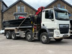 2023 DAF CF450 Tipper with Grab, Engine Size: 10837cc, Date of First UK Registration: 16/06/2023,