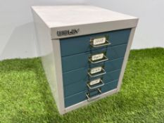 Bisley 5-Drawer Steel Cabinet 280 x 380 x 330mm