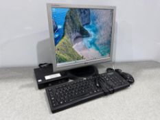 HP 260 G2 Micro PC Intel Core i5-6200U 8GB Ram 128GB SSD Windows 11 Pro, With LG L1919S 19” Monitor,