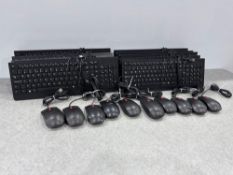 10no. Lenovo Keyboards & 10no. Lenovo Mice