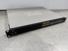 Cisco SG550X-24P 24-Port Gigabit Switch 100-240v, With Power Supply