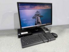 HP 260 G2 Micro PC Intel Core i5-6200U 8GB Ram 128GB SSD Windows 11 Pro, With Samsung S22C200BW