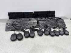 10no. Dell Keyboards & 10no. Dell Mice