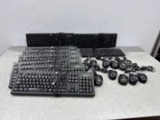 10no. HP Keyboards With 10no. HP Mice