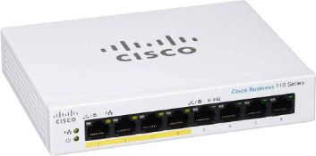 Boxed & Unused Cisco CBS110-8PP-DD 8-Port Switch With Power Supply