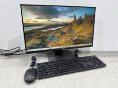 Dell P2219H 22” Flat Panel Monitor 100-240v, With Dell Keyboard & Mouse, Power Supply & HDMI Cable