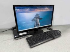 HP Prodesk 600 G4 Mini PC Intel Core i5-8500T 8GB Ram 256GB SSD Windows 11 Pro, With Acer S220HQL