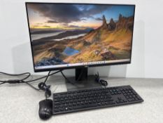 Dell P2319H 23” Flat Panel Monitor 100-240v, With Dell Keyboard & Mouse, Power Supply & HDMI Cable