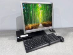 HP 260 G2 Micro PC Intel Core i5-6200U 8GB Ram 128GB SSD Windows 11 Pro, With LG L1919S 19” Monitor,