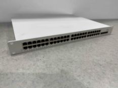 Cisco Meraki MS225-48LP 48-Port Gigabit Ethernet Switch 100-240v, With Power Supply