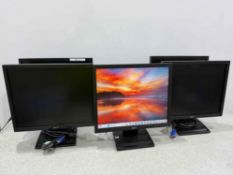 4no. Acer V173 17” LCD Monitors & Acer V193 19” LCD Monitor 100-240v, With Power Supplies & VGA