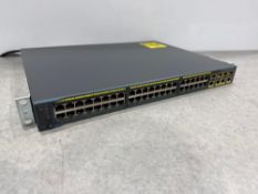 Cisco Catalyst 2960G Series 48-Port Gigabit Ethernet Switch 100-240v, With Power Supply