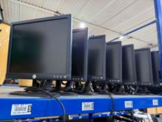 7no. Dell E172FPt 17” Dell Monitors 100-240v, With Power Supplies & VGA Cables