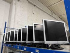 11no. LG Flatron L1917S LCD Monitors With Power Supplies & VGA Cables