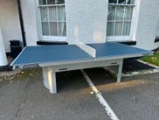 Cornilleau Campus Outdoor Table Tennis Table 2740 x 1525 x 920mm, With Glynis Racket Set & Manual