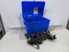 Quantity of Various IT Cables Comprising; VGA, Kettle Leads, DVA, Kettle Lead Extensions & Display