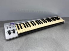 M-Audio Keystation 49ers MIDI Keyboard, Power Supply Not Present
