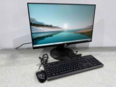 HP P24v G4 24” FHD Monitor 100-240v, With Keyboard, Mouse, Power Supply & HDMI Cable