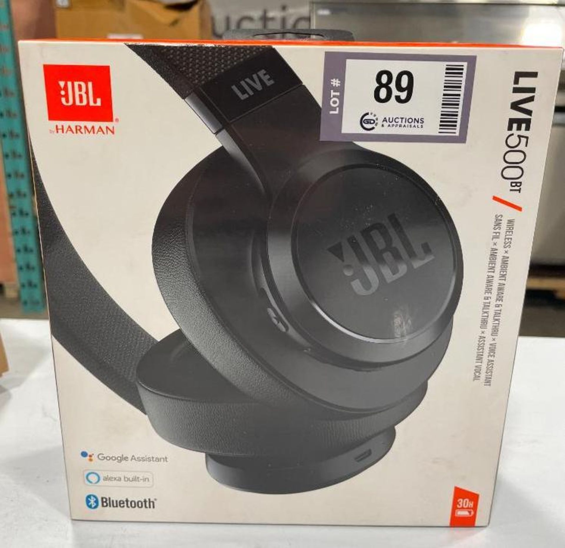 NEW JBL LIVE 500BT WIRELESS OVER-EAR HEADPHONES
