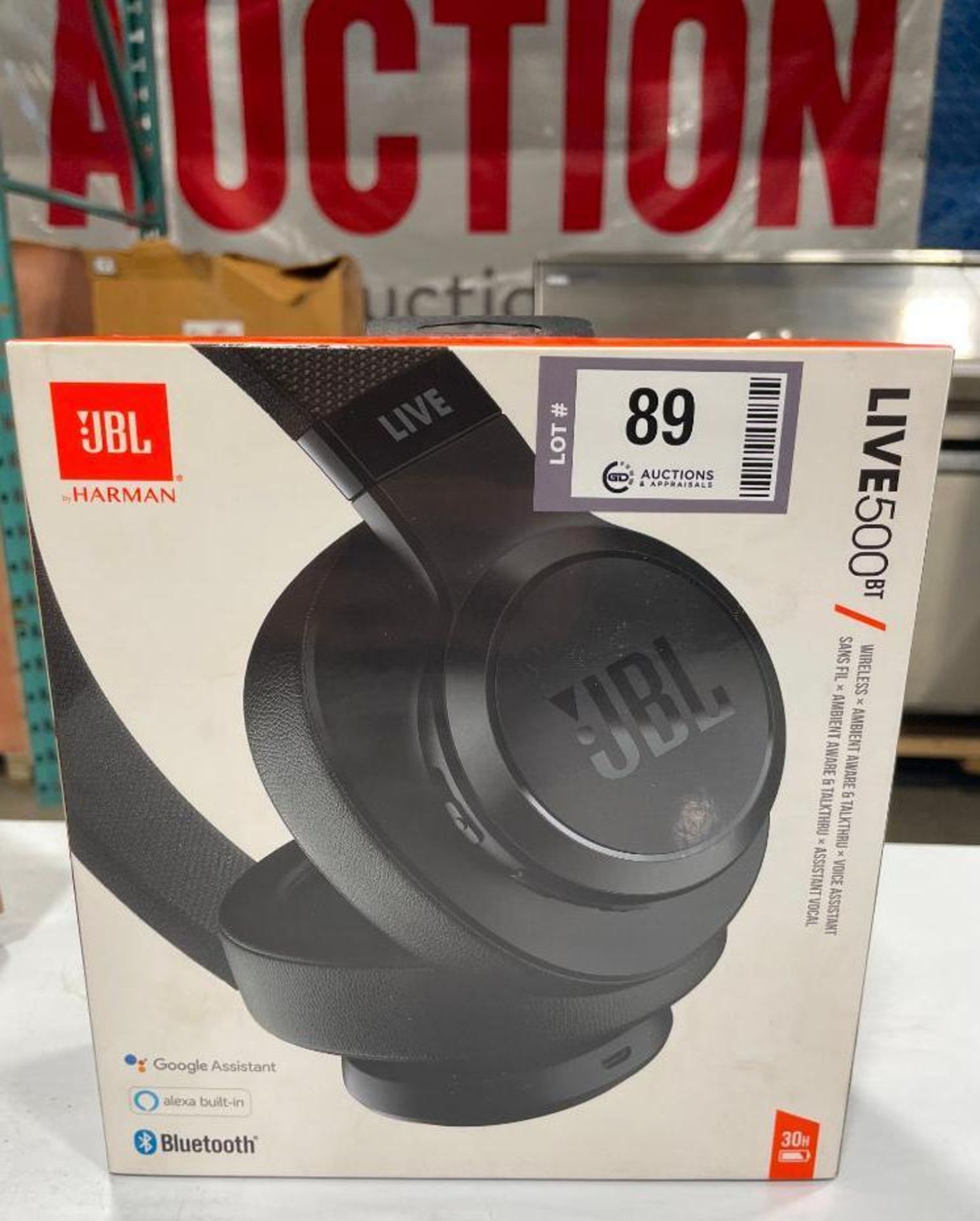 NEW JBL LIVE 500BT WIRELESS OVER-EAR HEADPHONES - Image 3 of 4