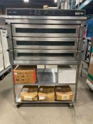 DOYON PIZ6G JET AIR 48” TRIPLE DECK PIZZA OVEN WITH STAND