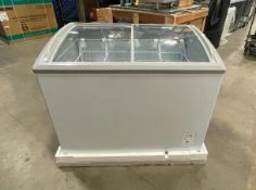 NEW HISENSE 10.3 CU FT. COMMERCIAL CONVERTIBLE FREEZER OR REFRIGERATOR WITH LOW-E GLASS DOORS