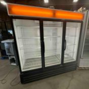 MASTER-BILT MBGRP74-HG TRIPLE GLASS DOOR COOLER