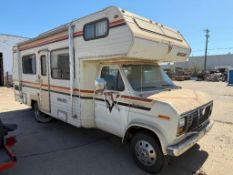1983 Ford Econoline Vanguard VMF-25 Gasoline RWD Motor Home, 66,355km Showing, VIN: 1FDKE30L6DHB4957