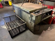 78” X 53” Heated Dip Tank w/ 51” X 32” X 18” Basket, Hoist, Motor, Agitator, etc.