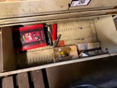 Lot of Contents of (5) Drawers, w/ Asst. Cutters, Dials, Parts, etc.