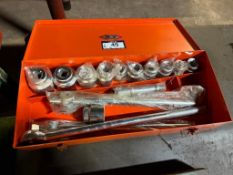 RY 1" Drive Socket and Ratchet Set