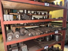 Contents of (2) Shelves including Asst. Shafts etc. ***Steel Shelves Not Included*** ***Must be pick