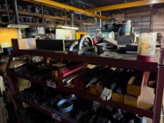 Contents of (2) Shelves, w/ Asst. Taper Shank Drill Bits, etc.