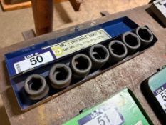 8-Piece 1" Drive Impact Socket Set