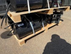 2025 AGT Mini Excavator Attachment Set 12EX-ATA w/ Bucket, Quick Hitch, Ripper, Rake, Auger, etc.