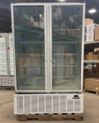 MASTER-BILT BLG-48HD DOUBLE GLASS DOOR FREEZER